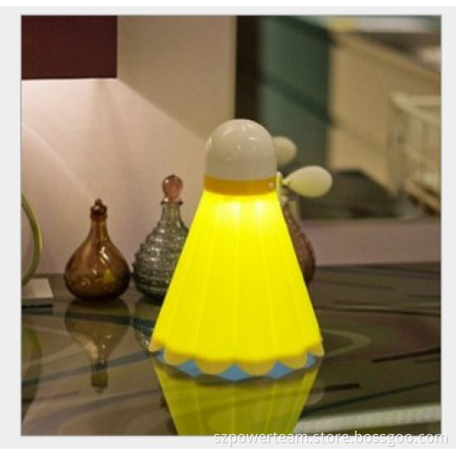 led badminton lamp rechargable table night light fancy table lamp